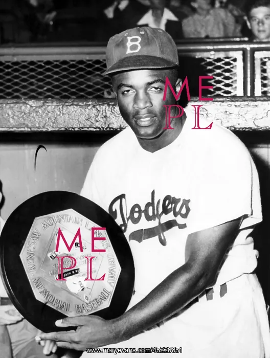 : Baseball player Jackie Robinson of the Brooklyn ? : Baseball player Jackie Robinson of the Brooklyn ?