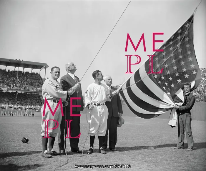 : Baseball - Sports - Stadium - Flag : Baseball - Sports - Stadium - Flag