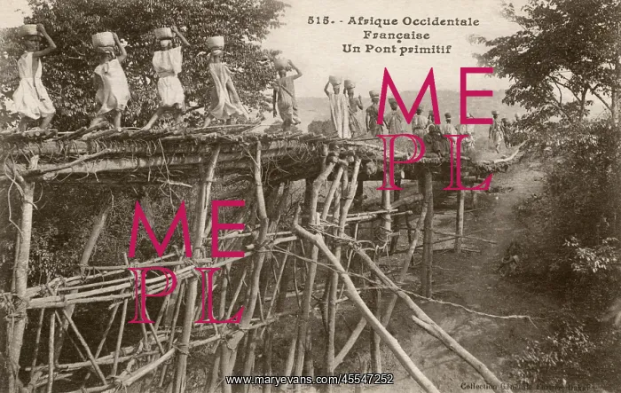 : A rather basic bridge - Senegal, West Africa : A rather basic bridge - Senegal, West Africa