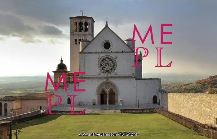 : Basilica Papale di San Francesco, Assisi, Umbria, Italy : Basilica Papale di San Francesco, Assisi, Umbria, Italy