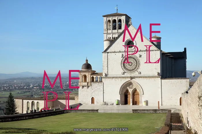 : Basilica Papale di San Francesco, Assisi, Umbria, Italy : Basilica Papale di San Francesco, Assisi, Umbria, Italy