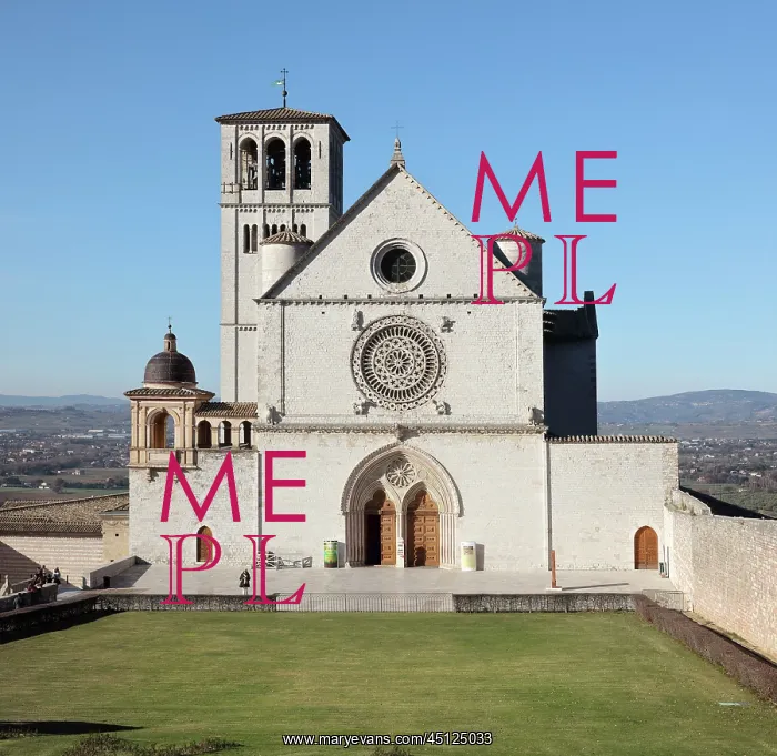 : Basilica Papale di San Francesco, Assisi, Umbria, Italy : Basilica Papale di San Francesco, Assisi, Umbria, Italy