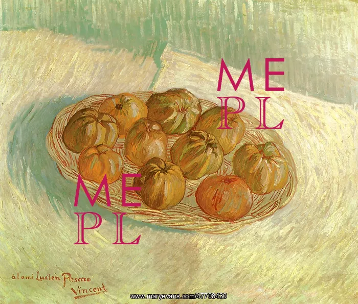  : Basket of Apples, by Van Gogh
