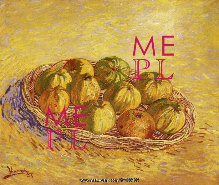 : Basket of Apples, by Van Gogh : Basket of Apples, by Van Gogh
