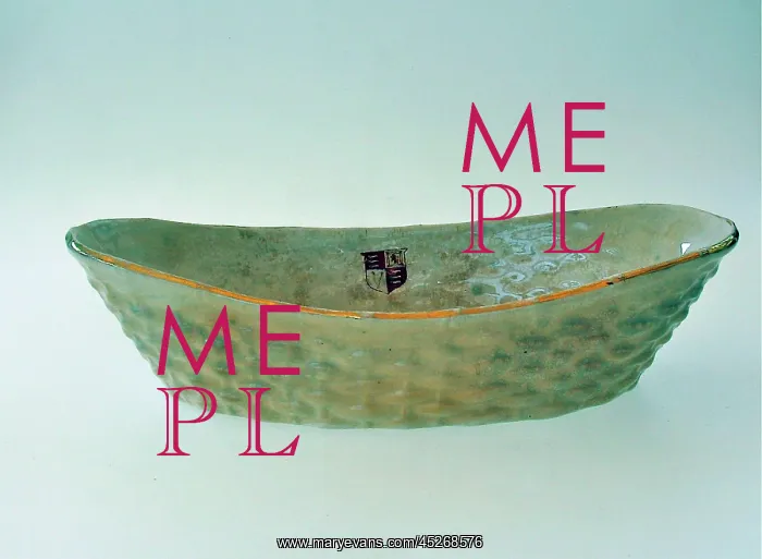 : Basket moulded dish with transfer - Bairnsfatherware : Basket moulded dish with transfer - Bairnsfatherware