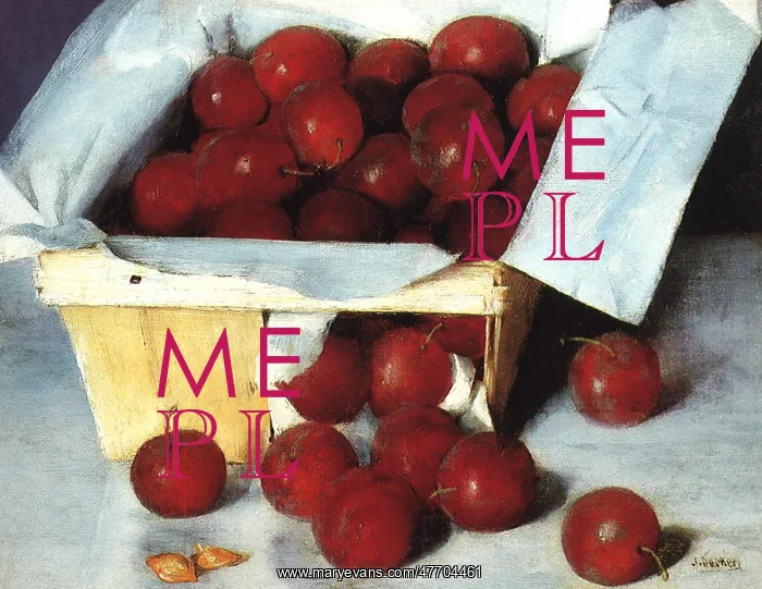  : Basket of Red Plums