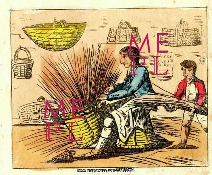  : Basket weaver at work