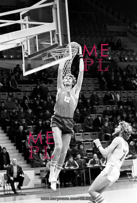 : Basketball player Anatoly Myshkin, 1982 : Basketball player Anatoly Myshkin, 1982