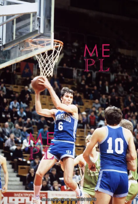 : Basketball player Dmitry Sukharev, 1987 : Basketball player Dmitry Sukharev, 1987