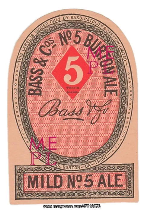  : Bass & Co No 5 Mild Burton Ale