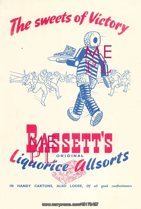 : Basset's Liquorice Allsorts Advertisement : Basset's Liquorice Allsorts Advertisement