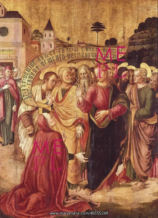 : BASTIANI, Lazzaro (1449-1512). Christ and the : BASTIANI, Lazzaro (1449-1512). Christ and the