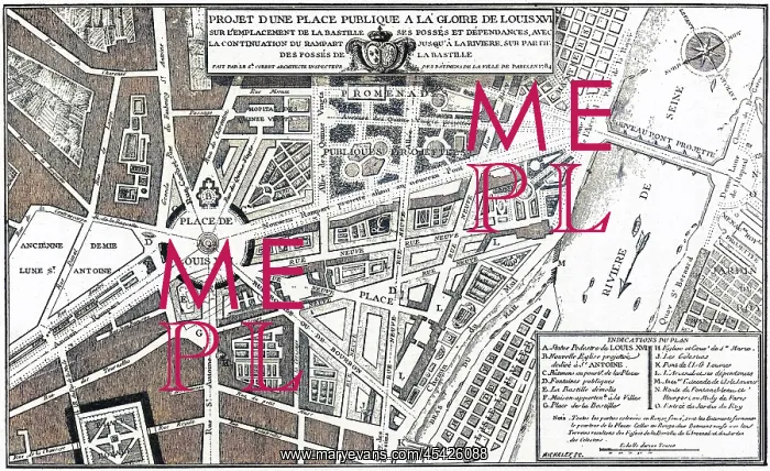 : BASTILLE DEMOLITION PLAN : BASTILLE DEMOLITION PLAN