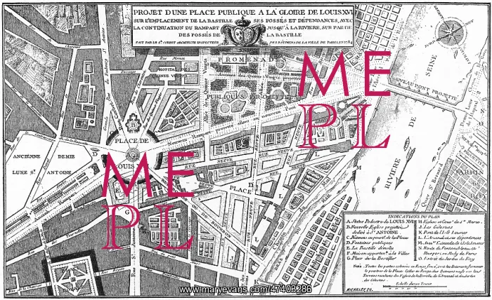 : BASTILLE DEMOLITION PLAN : BASTILLE DEMOLITION PLAN