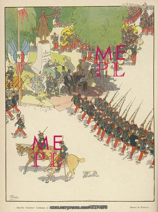 : BASTILLE PARADE / 1909 : BASTILLE PARADE / 1909