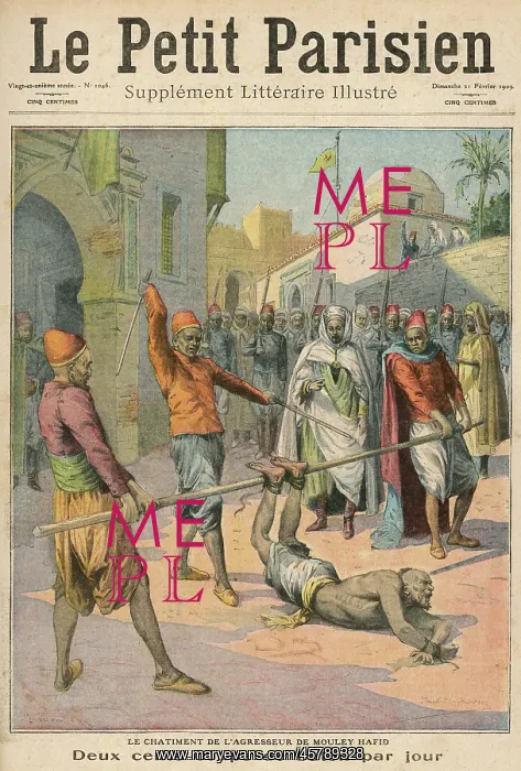 : BASTINADO / MOROCCO / 1909 : BASTINADO / MOROCCO / 1909