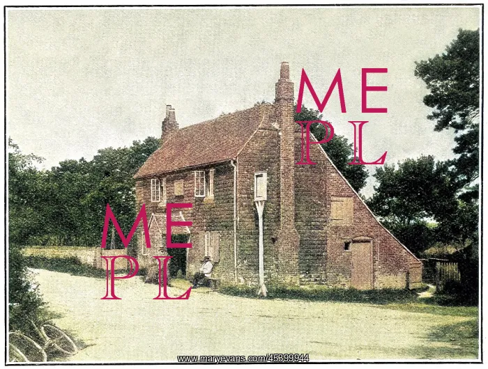 : The Bat and Ball Public House, Hambledon, 1908 : The Bat and Ball Public House, Hambledon, 1908