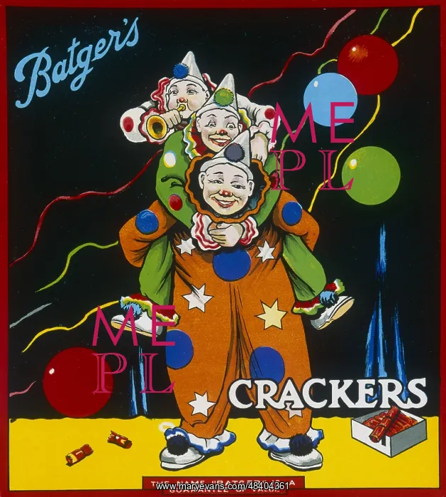 : Batgers Christmas crackers box label : Batgers Christmas crackers box label