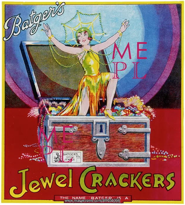: Batgers Christmas crackers box label : Batgers Christmas crackers box label