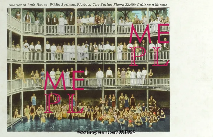 : Bath House, White Springs, Florida : Bath House, White Springs, Florida