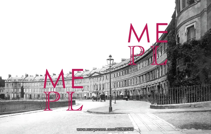  : Bath, Lansdown Crescent 1896