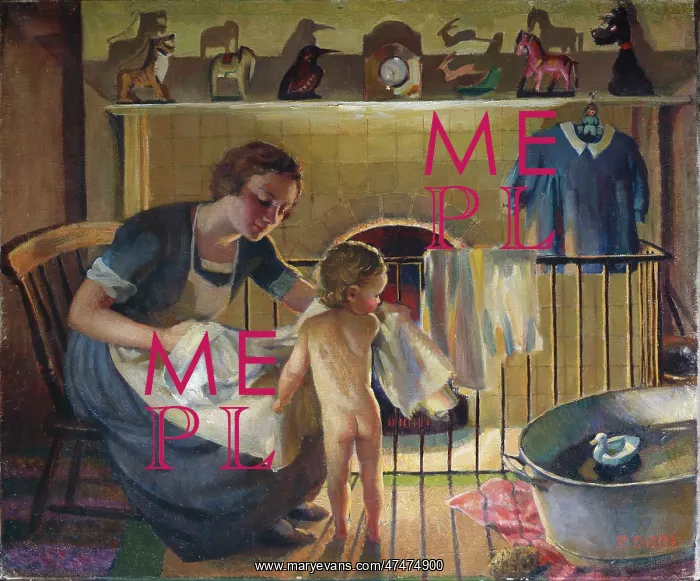 : Bath in the Nursery by Phyllis Dodd : Bath in the Nursery by Phyllis Dodd