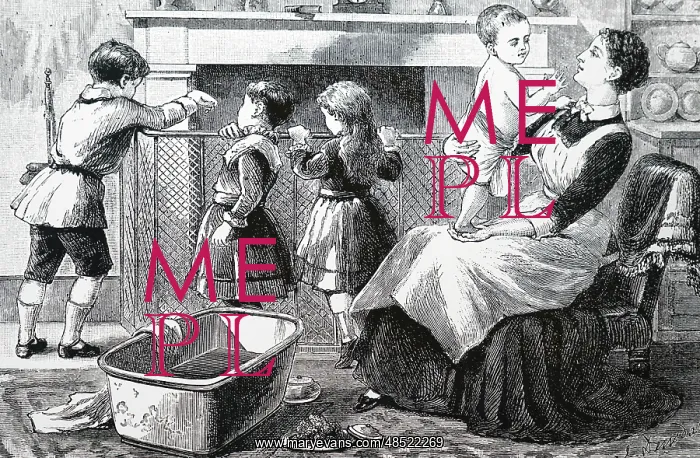  : Bath time in the nursery. London