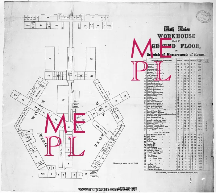  : Bath Union Workhouse