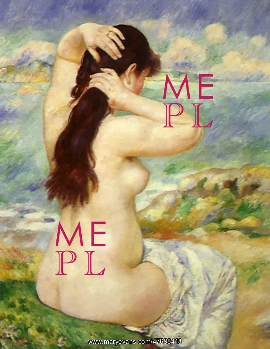 : Bather Arranging Hair, by Renoir : Bather Arranging Hair, by Renoir
