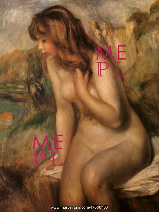  : Bather, by Renoir