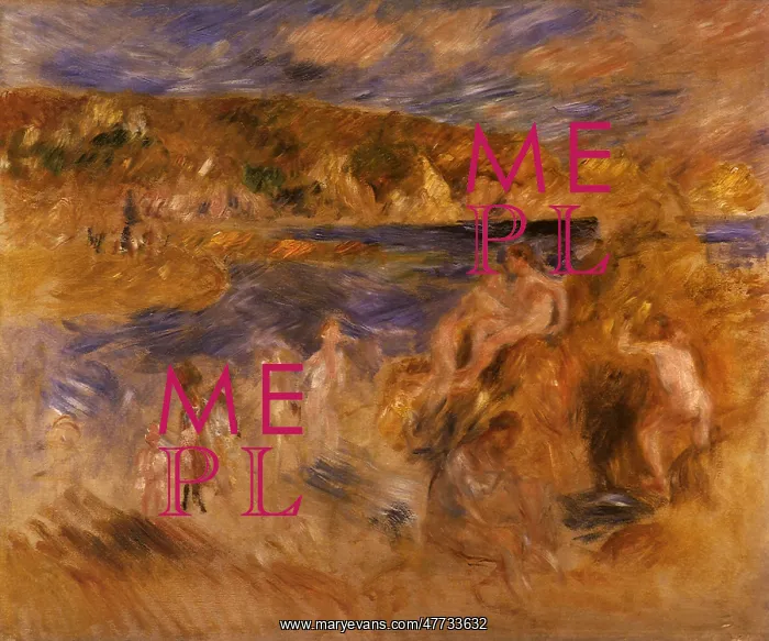  : Bathers, Guernsey, by Renoir