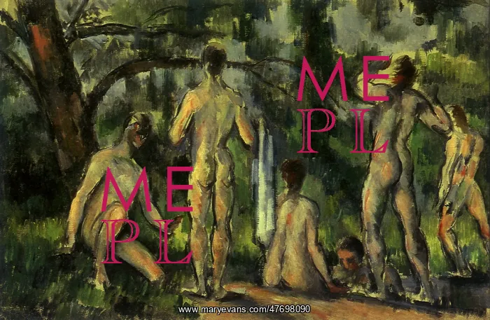 : Bathers, by Paul Cezanne