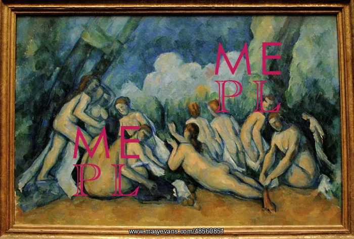 : Bathers, by Paul Cezanne : Bathers, by Paul Cezanne