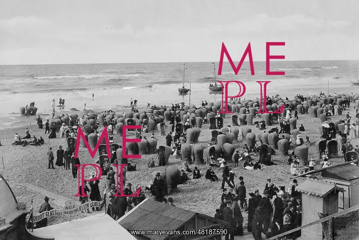 : Bathers at Scheveningen beach : Bathers at Scheveningen beach