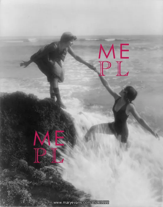 : Two bathing beauties at seaside. Publicity ? : Two bathing beauties at seaside. Publicity ?