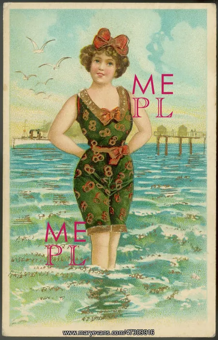 : BATHING BEAUTY C1900 : BATHING BEAUTY C1900