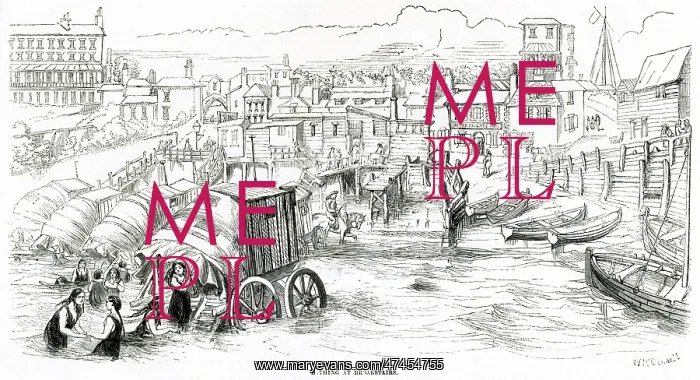 : Bathing at Broadstairs 1857 : Bathing at Broadstairs 1857