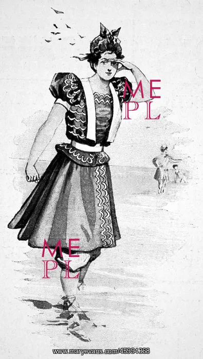 : Bathing costume, 1897 : Bathing costume, 1897