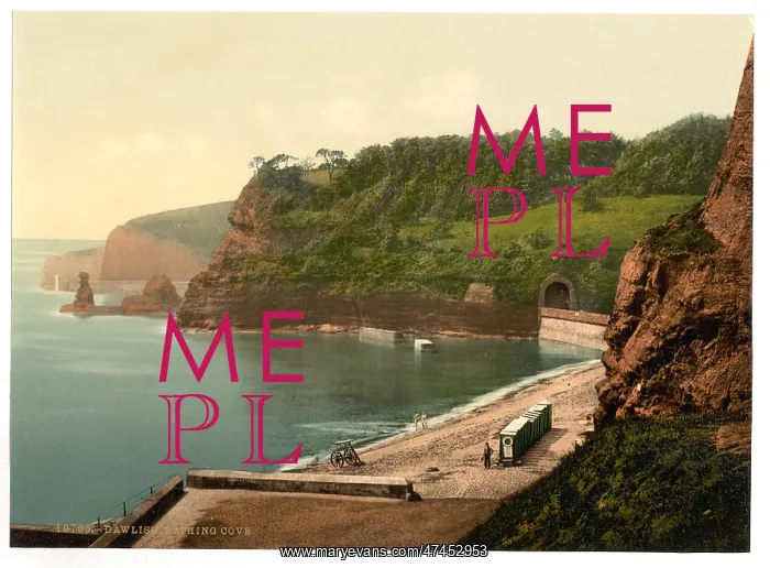: Bathing cove, Dawlish, England : Bathing cove, Dawlish, England