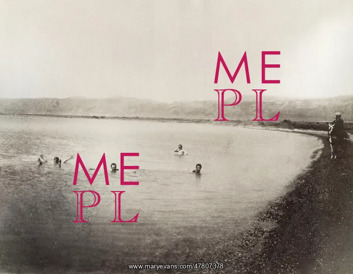 : Bathing in the Dead Sea : Bathing in the Dead Sea