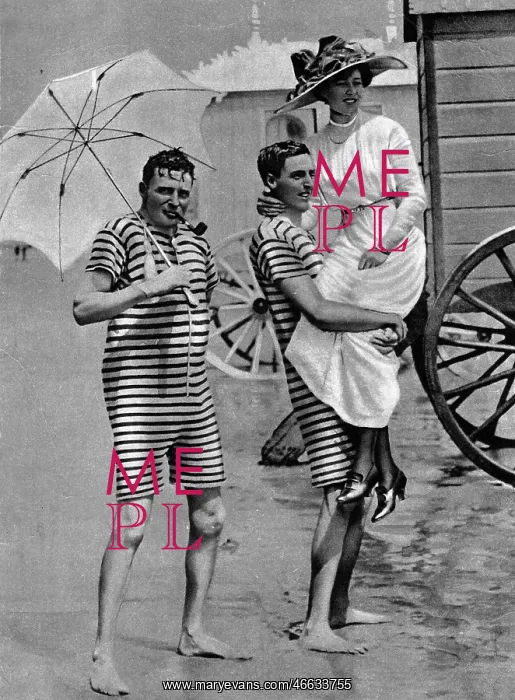 : bathing, fashion, Ostend, circa 1900 : bathing, fashion, Ostend, circa 1900