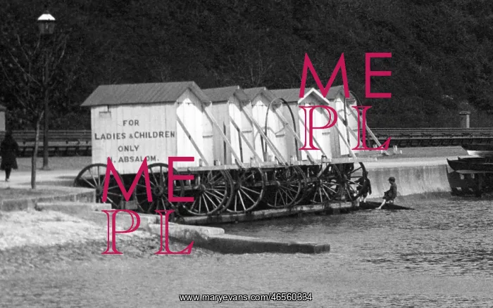 : Bathing Machines, 1898 : Bathing Machines, 1898