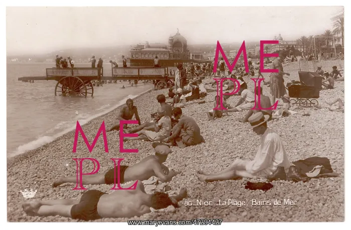 : Bathing at Nice : Bathing at Nice