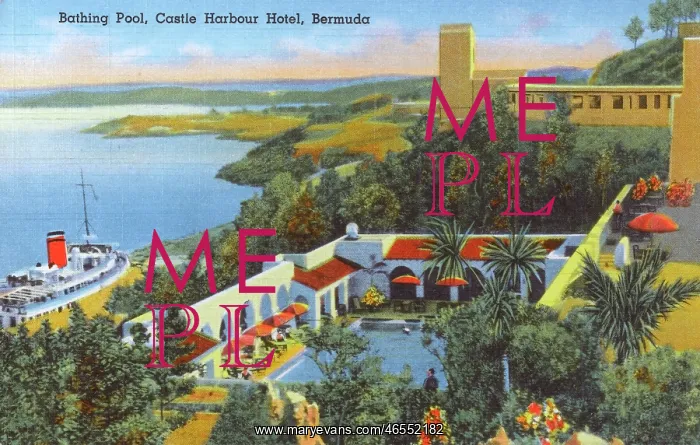 : Bathing pool, Castle Harbour Hotel, Bermuda : Bathing pool, Castle Harbour Hotel, Bermuda