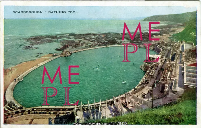 : Bathing Pool, Scarborough, Yorkshire : Bathing Pool, Scarborough, Yorkshire