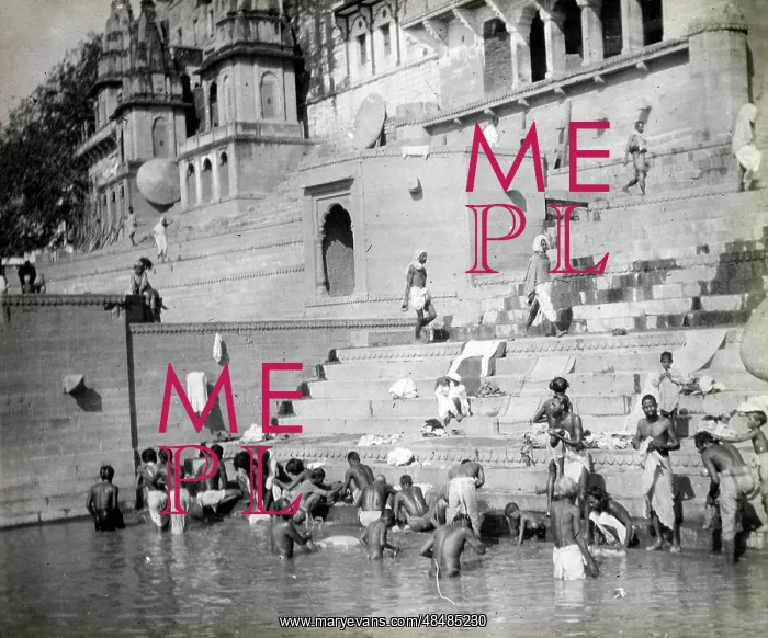  : Bathing in the River Ganges, India