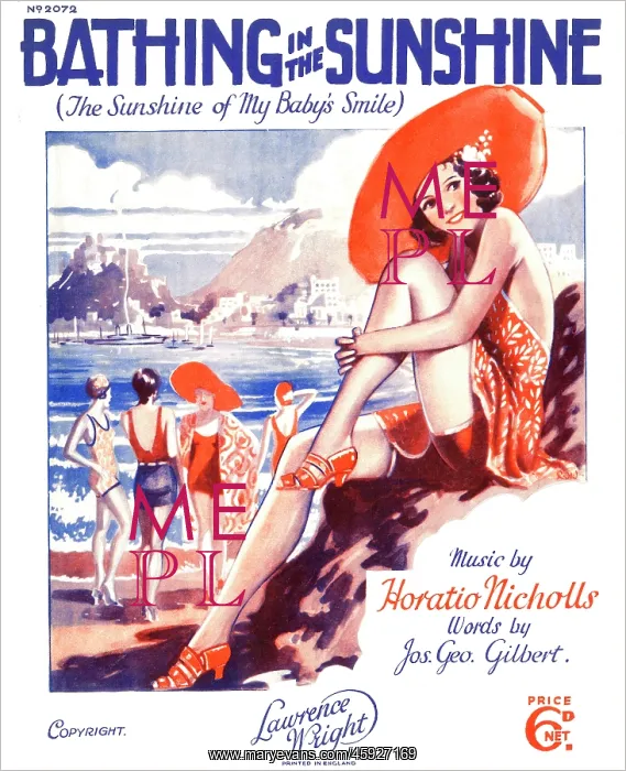 : Bathing in the Sunshine by Horatio Nicholls : Bathing in the Sunshine by Horatio Nicholls
