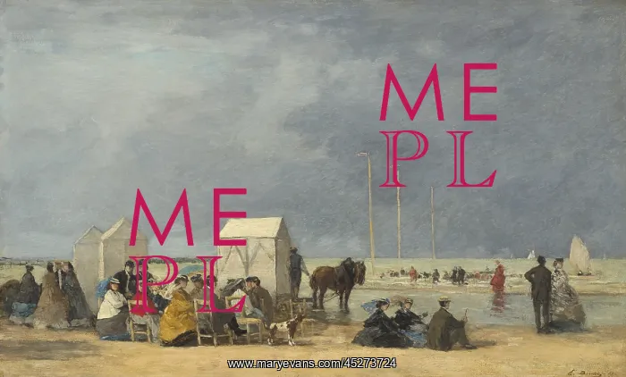 : Bathing Time at Deauville : Bathing Time at Deauville