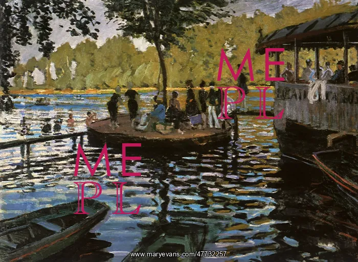  : The Baths of Grenouillere, by Monet
