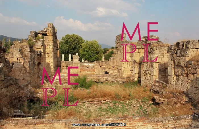 : Baths of Hadrian, Aphrodisias, Aydin, Turkey : Baths of Hadrian, Aphrodisias, Aydin, Turkey